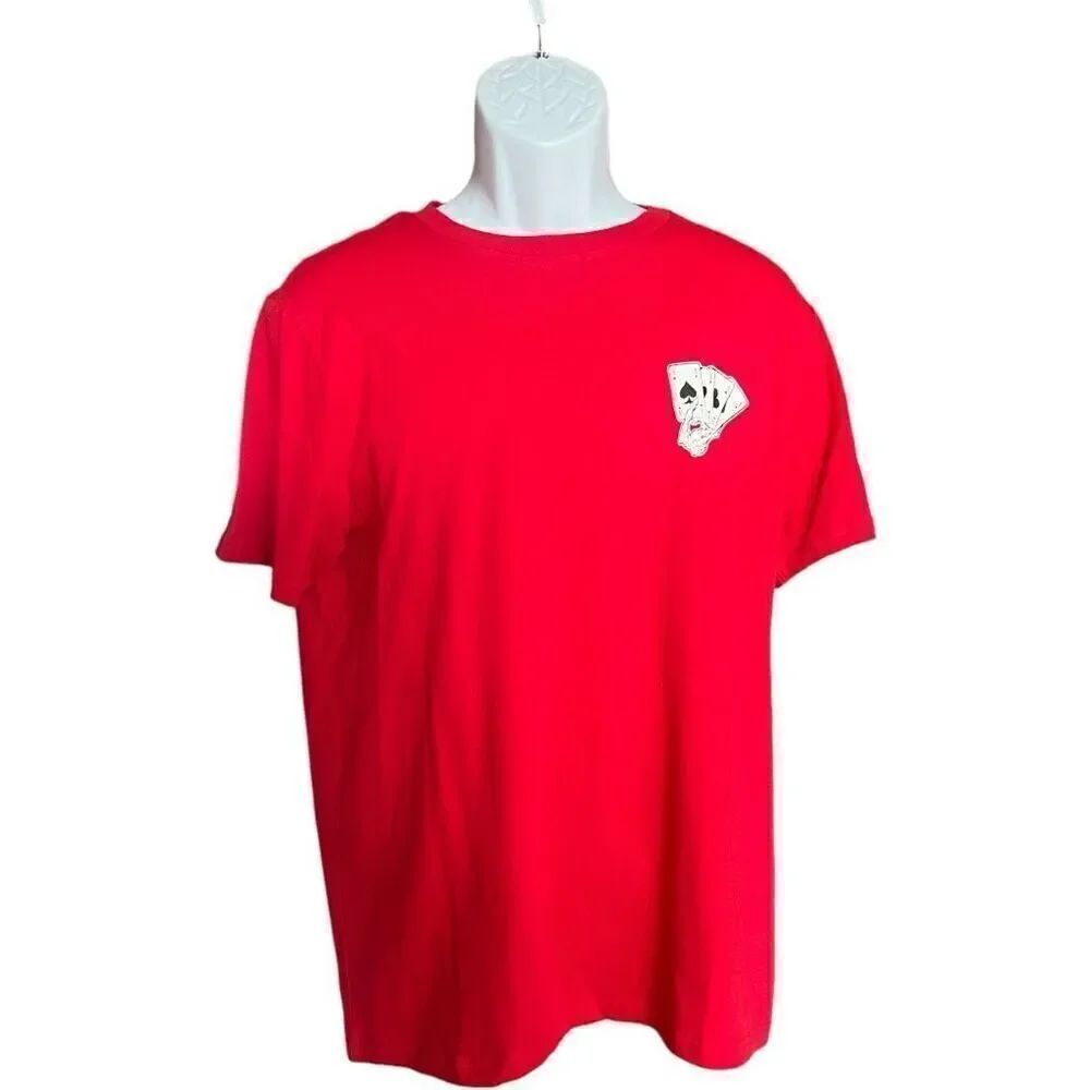 Mens Taco Tuesday Deadly Four Aces Skull Cards T Tee Shirt - Sz M